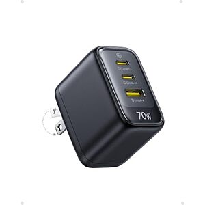 $24.99* | 3-Port 70W Baseus Enerfill USB-C Charger + 3.3' 100W USB-C Cable at Amazon
