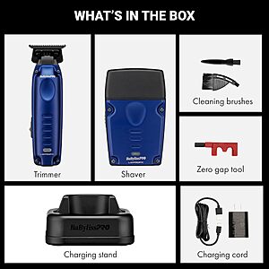 BaBylissPRO Compact LO-PROFX High Performance Trimmer and Shaver Prepack for $136