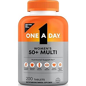 [SnS, AC] $5.23 | 200-Count One A Day Women’s 50+ Complete Multivitamins Tablet at Amazon