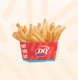 free fries with purchase at DQ