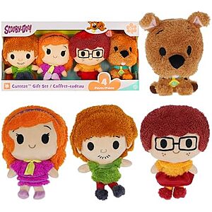 $17.30* | 4-Piece Scooby-Doo 6" Cuteeze Plush Set (Scooby, Shaggy, Velma & Daphne) at Amazon
