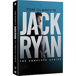 Paramount Tom Clancy's Jack Ryan: The Complete Series Seasons 1-4 (24+ Hours, 12-Disks) DVD Set + Free Shipping $10.12