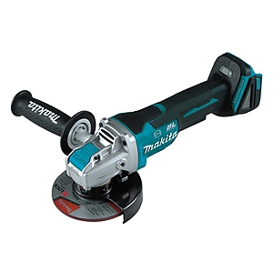 Makita 18V LXT Lithium-Ion Brushless Cordless 4-1/2 in./5 in. Paddle Switch X-LOCK Angle Grinder with AFT, Tool Only XAG26Z - $117