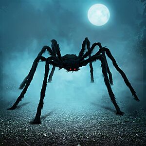 5' JOYIN Spider Halloween Yard Decoration (Black) $8.99 + Free Shipping w/ Prime or on $35+