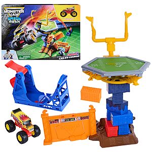 Monster Jam Smash & Bash Crash Course Monster Truck Playset $16.10 + Free S&H w/ Prime or $35+