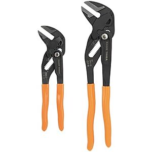 $39.98* | 2-Piece Klein Tools Adjustable Pliers Wrench Set, 7-Inch and 10-Inch (D53102KIT) at Amazon