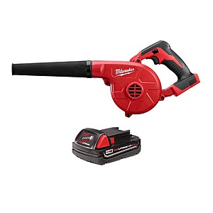 Milwaukee M18 18V Lith-Ion Cordless Compact Blower w/ 2.0 Ah Battery $129