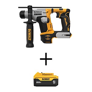 DeWalt ATOMIC 20V MAX Cordless Ultra-Compact 5/8 in. Hammer Drill and 20V MAX Premium Lithium-Ion 5.0Ah Battery $219