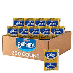 [SnS, AC] $21.74 | 200-Pack 0.49-Oz Kellogg's Grahams Crackers (Honey) at Amazon