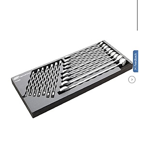 Ingersoll Rand 16-piece Tech Solutions Master Non-Slip Metric Combination Wrench Set $79.99 free shipping Costco.com