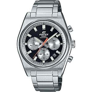 Casio EFB-730D Series | Men's Digital Watch | (Silver/Black) | 100WR | 1-Sec Chronograph | Date Display | Sapphire Crystal
