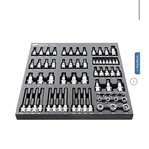 Ingersoll Rand 66 Piece Master Hex, Torx, and Specialty Bit Socket Set $104.99 free shipping Costco.com