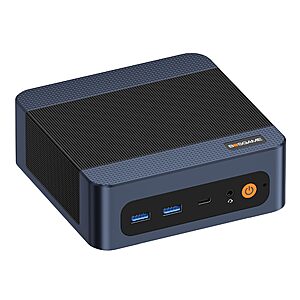 BOSGAME E7 Mini PC: Intel Core 3 100U, 16GB DDR4, 512GB PCIe SSD, Win 11 Pro $351.2