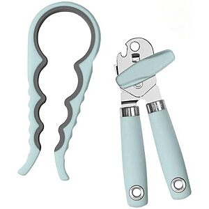 Tovolo Jar & Smooth Edge Can Opener Set w/ Bottle Cap Lifter (Blue Haze) $5.70 + Free Shipping w/ Prime or on $35+