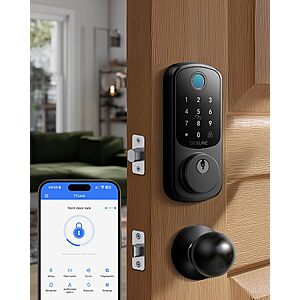DESLOC B200 Fingerprint Smart Lock with 2 Knobs, Child Safe DesignDESLOC B200 Fingerprint Smart Lock with 2 Knobs, Child Safe Design - $48.74