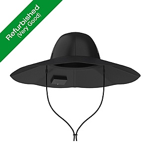 Refurbished: EcoFlow Power Hat Solar Charging Bucket Fishing Hat Dual USB-A/USB-C Ports 24 in $59