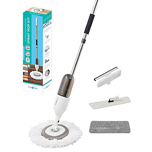 True & Tidy Spray-360 Clean Everywhere Spray Mop Kit w/ Flat, Round & Squeegee Heads $29.99 + Free Store Pickup at Macy's or Free Shipping on $39+