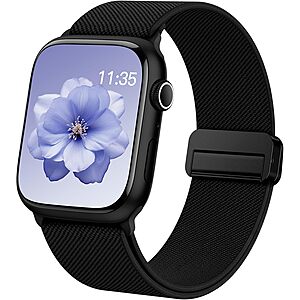 Sunnywoo Stretchy Loop Band for Apple Watch w/ Adjustable Magnetic Clasp (Various Colors/Sizes) $4.99 + Free Shipping w/ Prime or on $35+