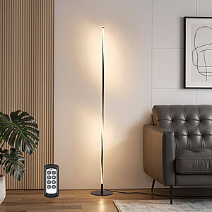 57" Wrought Studio Dimmable LE Corner Floor Lamp w/ 7 Color Temperatures, Remote and Foot Switch $29.99 + Free Shipping on $35+