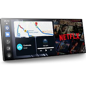 Volam 11'' Wireless Touchscreen Carplay Screen w/ Backup Camera & More $83.19