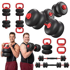 45-lb MERACH Adjustable Dumbbell, Barbell & Kettlebell Home Gym Weight Set $54.99 + Free Shipping