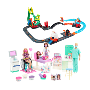 Hot Wheels City (3 Sets w/Extras) or Barbie Careers Bundle Playsets (3 Sets w/Extras) $29.99 + Free Shipping
