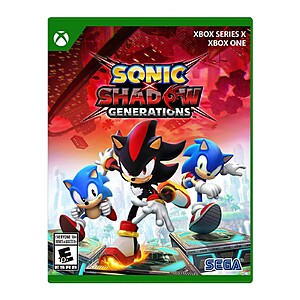 Xbox: Redfall $7.36, Sonic X Shadow Gen. $10.12, DB Sparking Zero $12.88, Sonic Crossworlds $18.40, Borderlands 4 $20.24. Nintendo: Yugioh Early Days $14.72, Bravely Default II $27