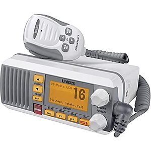 Uniden UM435 Fixed Mount VHF Marine Radio (White) $89.99 + Free Shipping