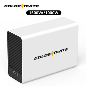 [Certified Refurb] Goldenmate 1500VA/1000W Pure Sine Wave LiFePO4 UPS Backup Power Supply + 2 Year Allstate Warranty $231.67