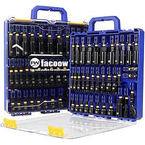 [AC] $26.99* | 55-Pc Facoow Magnetic Impact Nut Driver Set at Amazon