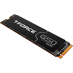 Team Group T-FORCE G50 M.2 2280 4TB PCIe 4.0 x4 with NVMe 1.4 TLC Internal Solid State Drive (SSD) $389.99