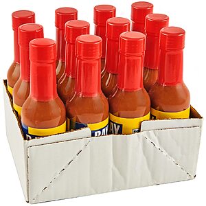 OLD BAY Hot Sauce, 5 fl oz (Pack of 12) - 12 Pack of 5 Fluid Ounce Bottles of Hot Sauce with No MSG for a Spicy Kick to Chicken Wings~$19.47 With S&S @ Amazon
