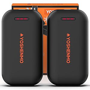 2-Pack YOSHENMO Rechargeable Electric Hand Warmers w/ 3-Temp Settings & USB-C Fast Charging $6.99 + Free Shipping w/ Prime or on $35+