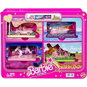 [AC] $10.73 | Barbie Mini BarbieLand The Movie Vehicle Collection Toy Set at Amazon
