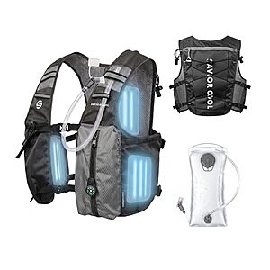 Savior Cool Cooling Hydration Running Vest w/ 2L Water Bladder & 3 Removable Cooling Packs (Various) $14.99 + Free Shipping w/ Prime or on $35+