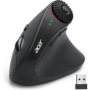 Prime Members: Acer Ergonomic Wireless BT Vertical Mouse w/ Side Scroll Wheel $17.65 + Free Shipping