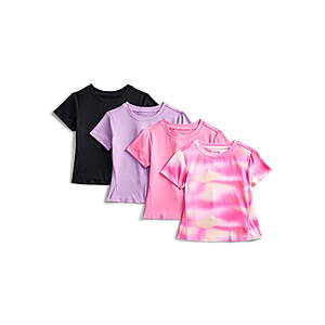 Russell Athletic Girls Performance Short Sleeve T-Shirts, 4-Pack - from $10.65