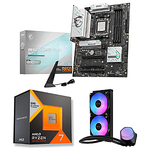 [Bundle] Ryzen 7 7700X3D CPU + MSI B850 GAMING PLUS WIFI MB + AIO $408 + Free S/H