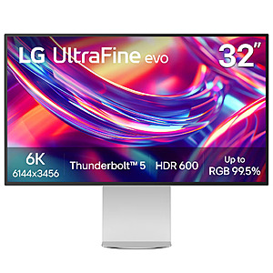 Costco Members: LG 32" UltraFine evo 6K Nano IPS Monitor + $100 Costco Shop Card $1099.99