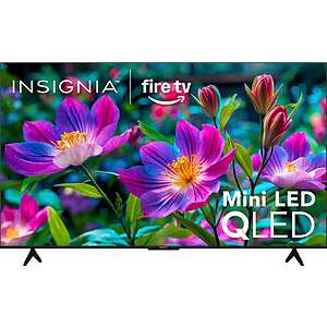 Insignia 65" F70 Series 4K UHD QLED Mini-LED Smart Fire TV $359.99 + Free Store Pickup at Best Buy