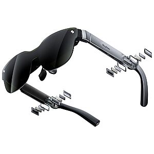 RayNeo Air 3s AR/XR Glasses - 201" 120Hz FHD HueView Display for Movie&Game $199