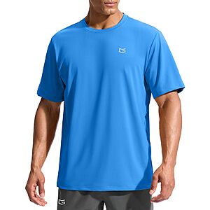 G Gradual Men's UPF 50+ Short Sleeve Quick-Dry Swim Shirt (S-4XL, Various Colors) from $7.79 + Free Shipping w/ Prime or on $35+