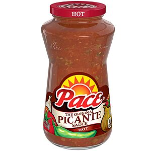 Pace Hot Picante Sauce, 16 oz Jar~$2.51 With S&S @ Amazon