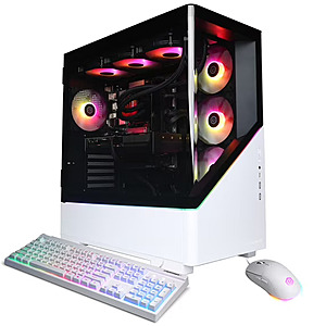 CyberPowerPC Gamer Xtreme Gaming Desktop, Intel Core Ultra 5 250KF Plus, NVIDIA GeForce RTX 5070 12GB, 16GB DDR5, 1TB SSD, White, GXi4800WST (Software Offer with Purchase) $1399
