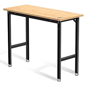 WORKPRO Garage Workbench w/ Leveling Foot: 60"x24" $219.99, 48"x 20" $99.99