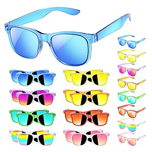 Prime Members: 16-Pack Kids Kunqun Kids Sunglasses (Multicolor) $8.99 + Free Shipping