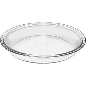 Anchor Hocking 9" Glass Pie Pan - 1 for $3.68 for free store pickup, or set of 2 for $7.36 for free W+ shipping