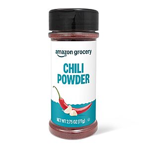 Amazon Grocery, Chili Powder, 2.75 Oz (Previously Happy Belly, Packaging May Vary)~$0.85 With S&S @ Amazon