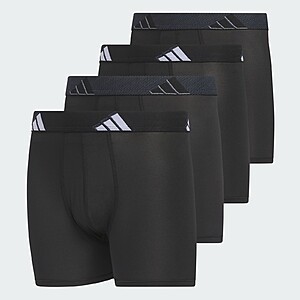 adidas kids Youth Microfiber Boxer Briefs 4-Pack $15 + Free Shipping