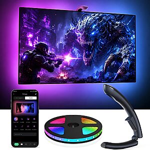 AOC TV LED Backlight, TV-Sync Lights for 75-85 Inch TVs, 18 ft $49.99